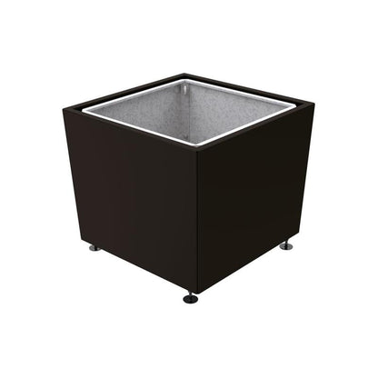 Cityscape Direct Olbia Planter 995 x 995 x 870mm high / Black (RAL 9005) / With inserts for use with lifting rings