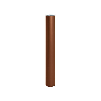 Brushed Steel Anti-Ram Bollard in Corten