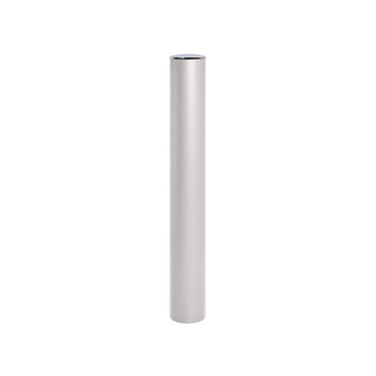 Brushed Steel Anti-Ram Bollard in Light Grey