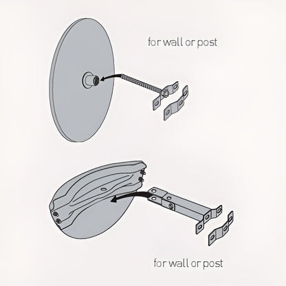 Fixing Instructions for Multi-Purpose Driveway Mirror