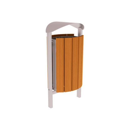 Silaos Litter Bin (Wood and Steel)