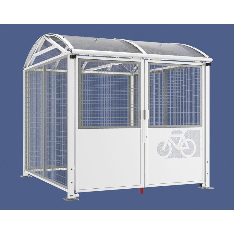 Secure Barrel Roof Bicycle Shelter