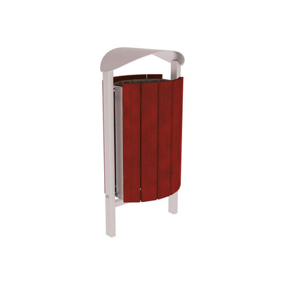 Silaos Litter Bin (Wood and Steel)