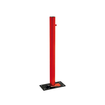 Stainless Steel Folding Bollard in Red