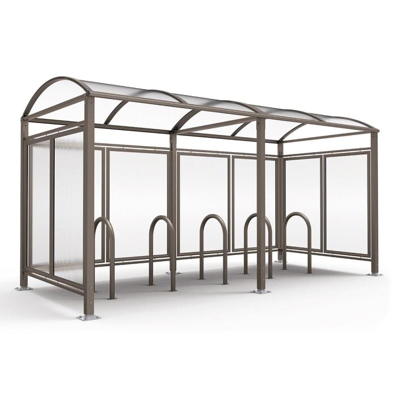 Cityscape Direct Barrel Roof Bicycle Shelter