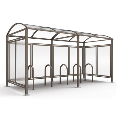 Cityscape Direct Barrel Roof Bicycle Shelter