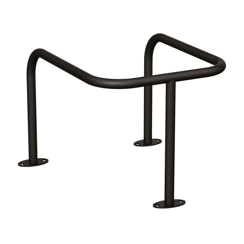 Cityscape Direct Pole Protector (35mm) Black (RAL 9005) / Base Plates