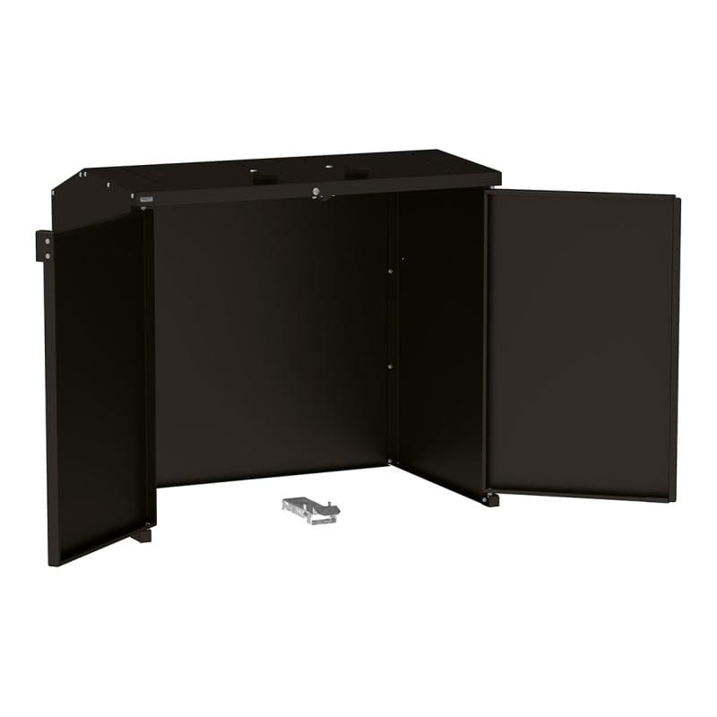 Cityscape Direct Berlin Wheelie Bin Enclosure Black (RAL 9005)
