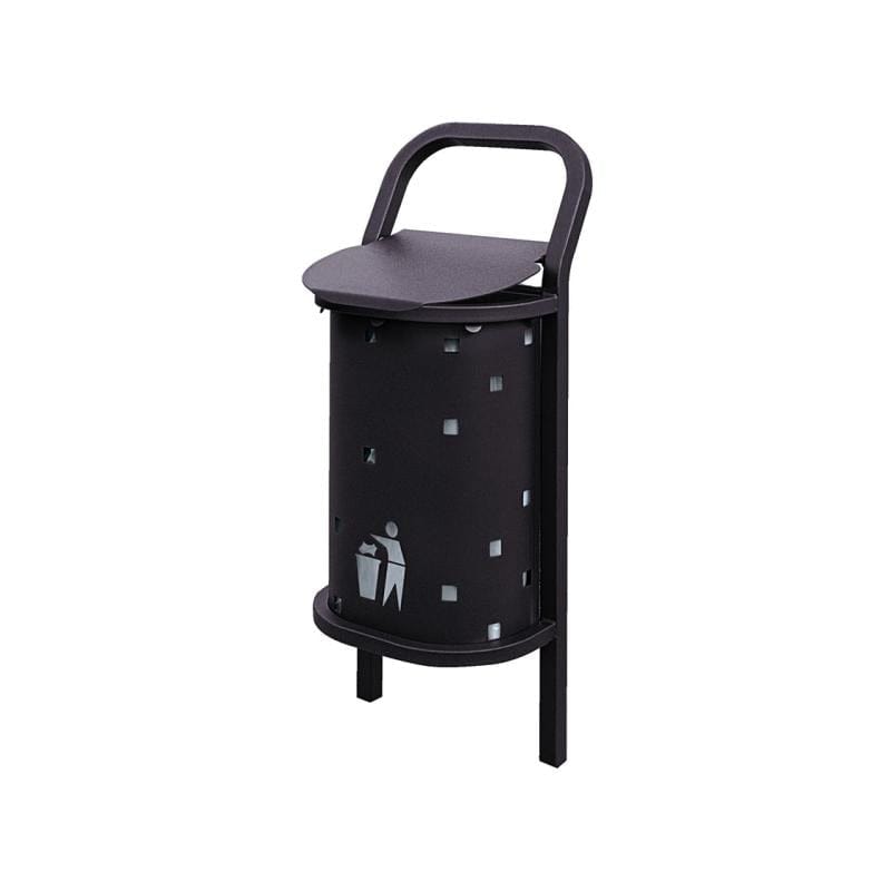 Cityscape Direct Conviviale Litter Bin Black (RAL 9005)