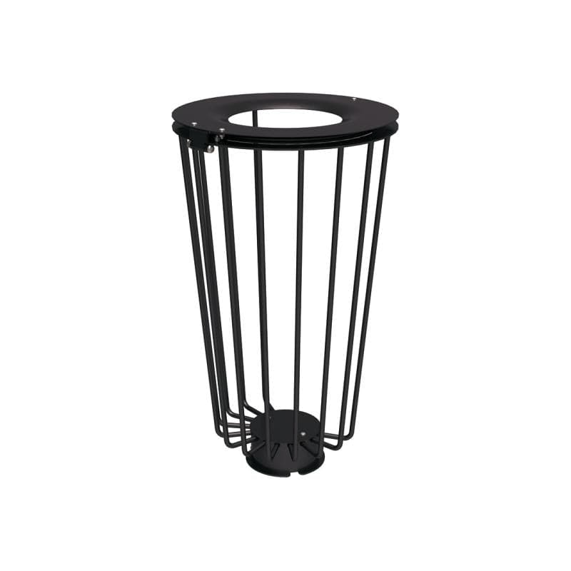 Cityscape Direct Lofoten Litter Bin (Lightweight) Black (RAL 9005)