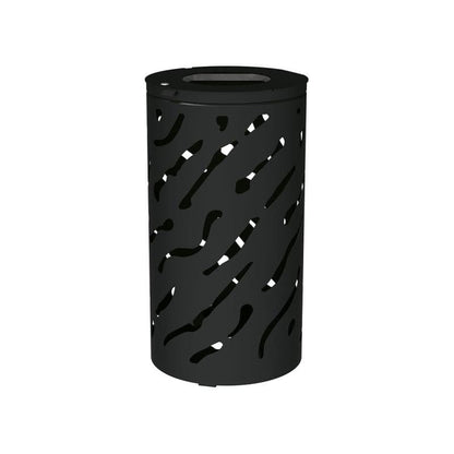 Cityscape Direct Venice Litter Bin Black (RAL 9005) / No Bucket