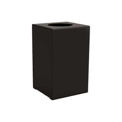 Cityscape Direct Kube Litter Bin (Steel) Black (RAL 9005) / No Lid