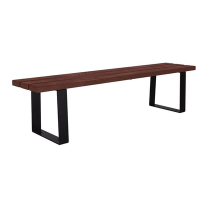 Cityscape Direct Riga Bench (Recycled Plastic) Black RAL 9005)