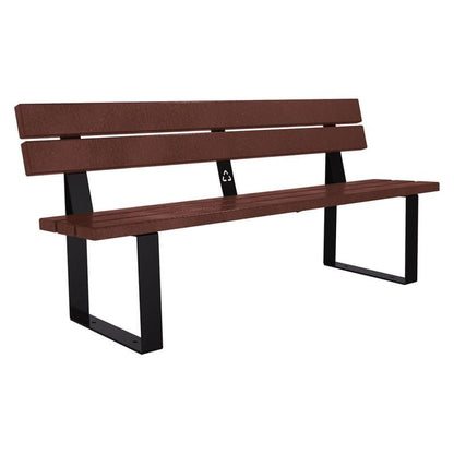 Cityscape Direct Riga Seat (Recycled Plastic) Black RAL 9005)