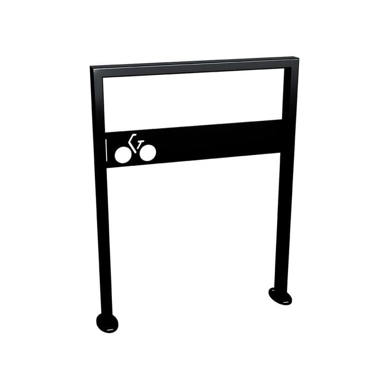 Cityscape Direct Milan Bicycle Stand Black (RAL 9005) / Signed / Base Plates