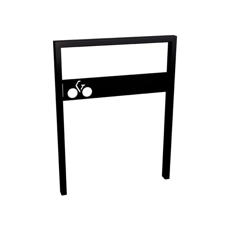 Cityscape Direct Milan Bicycle Stand Black (RAL 9005) / Signed / Concreted