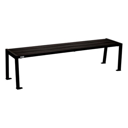 Cityscape Direct Silaos Bench (Steel) Black RAL 9005)