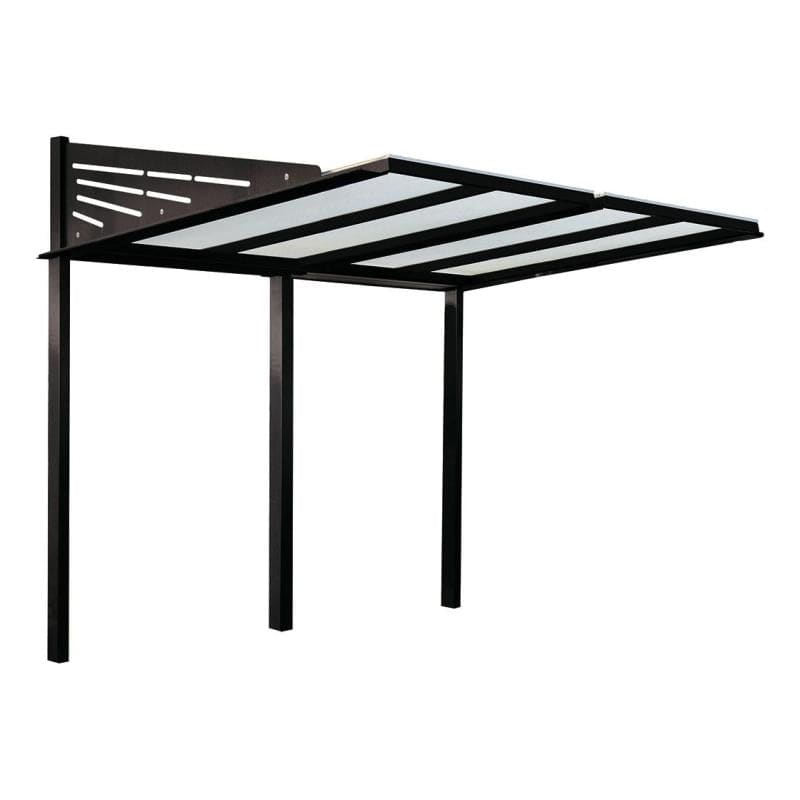 Cityscape Direct Conviviale Bicycle Shelter Black (RAL 9005) / Single Unit (No Cladding)