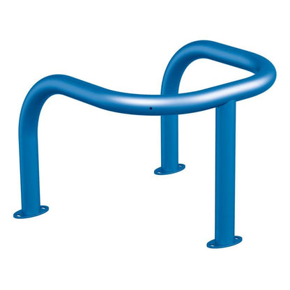 Cityscape Direct Pole Protector (60mm) Blue (RAL 5010) / Base Plates