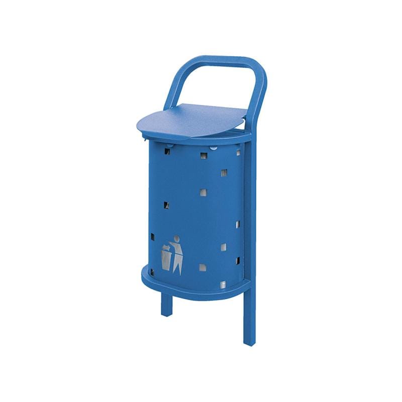 Cityscape Direct Conviviale Litter Bin Blue (RAL 5010)