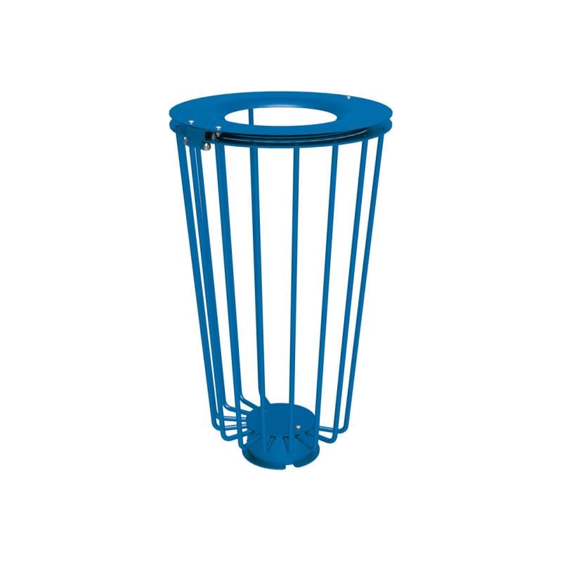 Cityscape Direct Lofoten Litter Bin (Lightweight) Blue (RAL 5010)