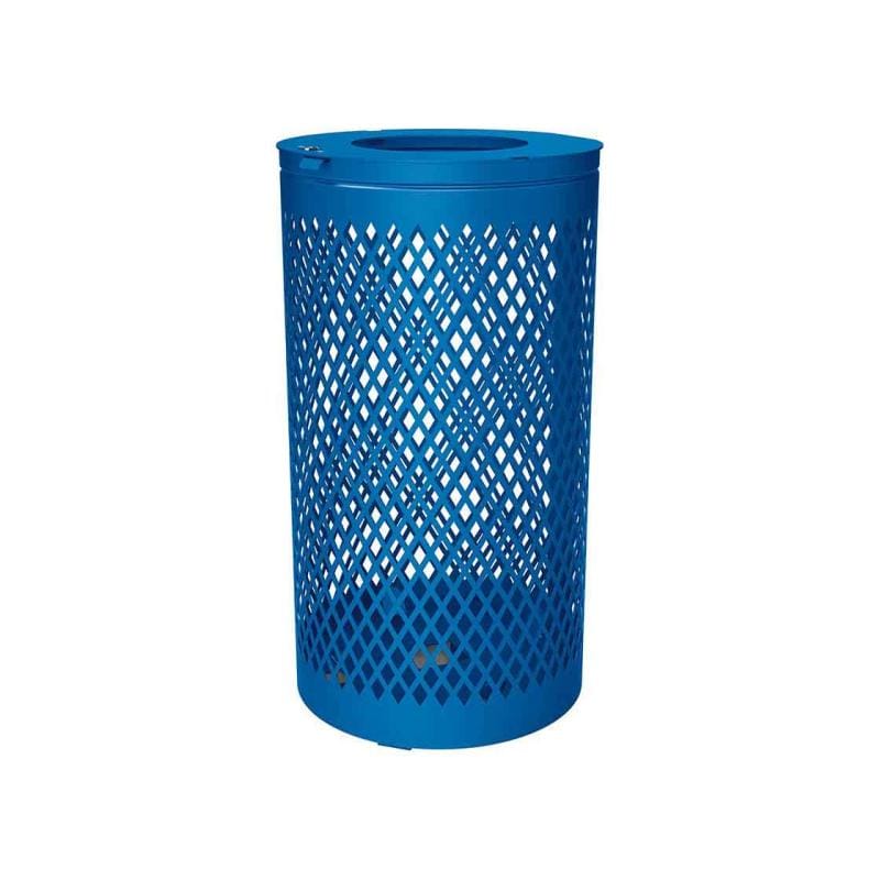 Cityscape Direct Losange Litter Bin Blue (RAL 5010)
