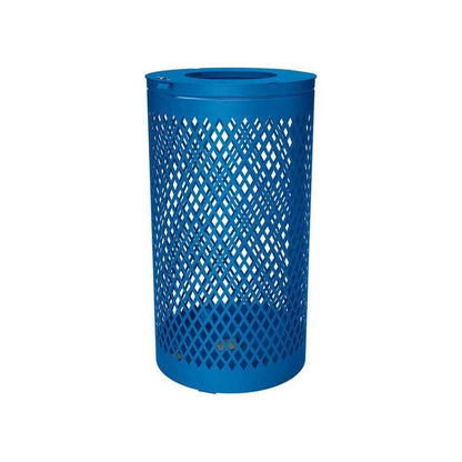 Cityscape Direct Losange Litter Bin Blue (RAL 5010)