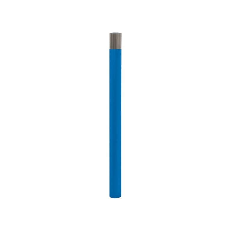 Cityscape Direct Province Brushed Steel 'High Visibility' Bollard Blue (RAL 5010)