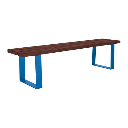 Cityscape Direct Riga Bench (Recycled Plastic) Blue (RAL 5010)