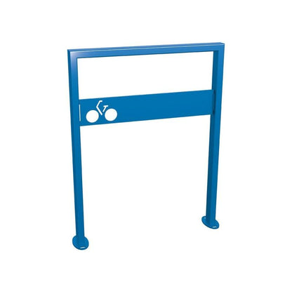 Cityscape Direct Milan Bicycle Stand Blue (RAL 5010) / Signed / Base Plates