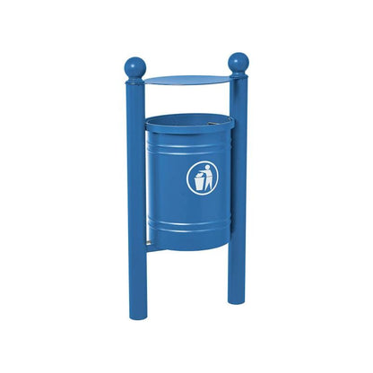 Cityscape Direct Province Litter Bin Blue (RAL 5010) / Sphere