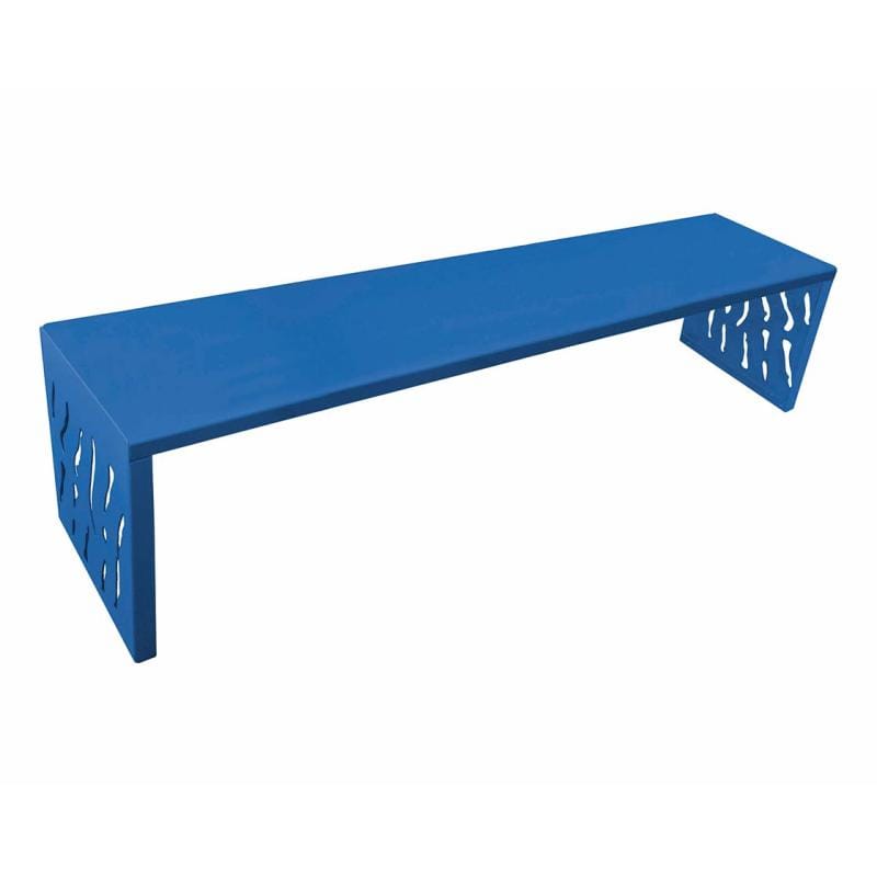 Cityscape Direct Venice Bench (Steel) Blue (RAL 5010)