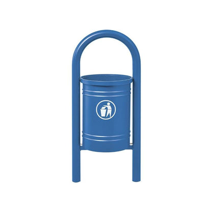 Cityscape Direct Vercors Litter Bin Blue (RAL 5010)