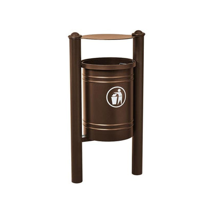 Cityscape Direct Province Litter Bin Brown (RAL 8017) / Agora
