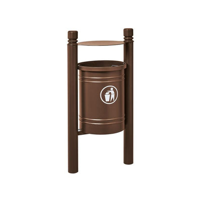 Cityscape Direct Province Litter Bin Brown (RAL 8017) / City