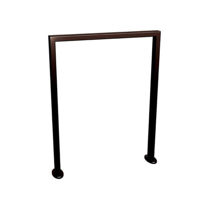 Cityscape Direct Milan Bicycle Stand Brown (RAL 8017) / Classic / Base Plates