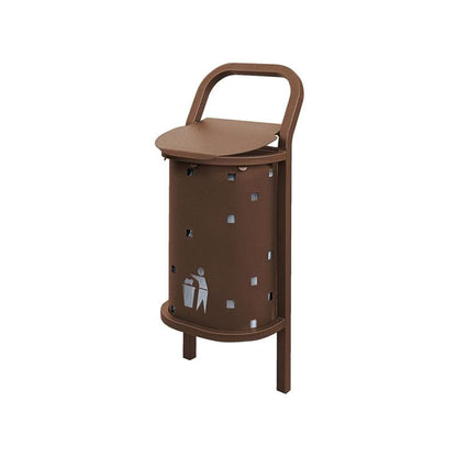 Cityscape Direct Conviviale Litter Bin Brown (RAL 8017)