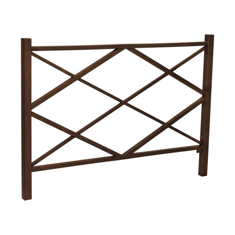 Cityscape Direct Diamond Railing Brown (RAL 8017)