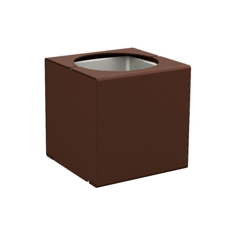 Cityscape Direct Kube Planter (Steel) Brown (RAL 8017)