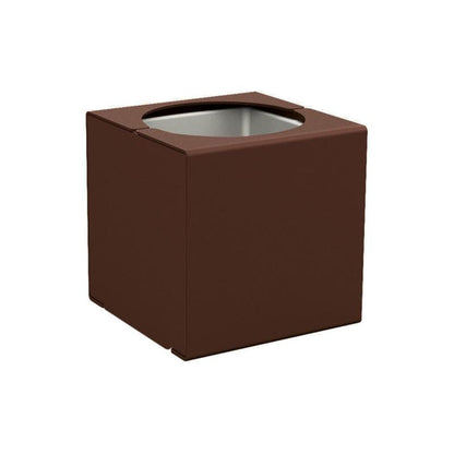 Cityscape Direct Kube Planter (Steel) Brown (RAL 8017)
