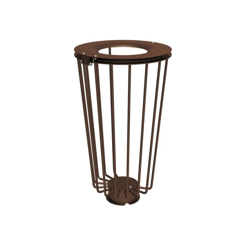 Cityscape Direct Lofoten Litter Bin (Lightweight) Brown (RAL 8017)