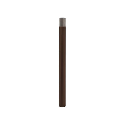 Cityscape Direct Province Brushed Steel 'High Visibility' Bollard Brown (RAL 8017)