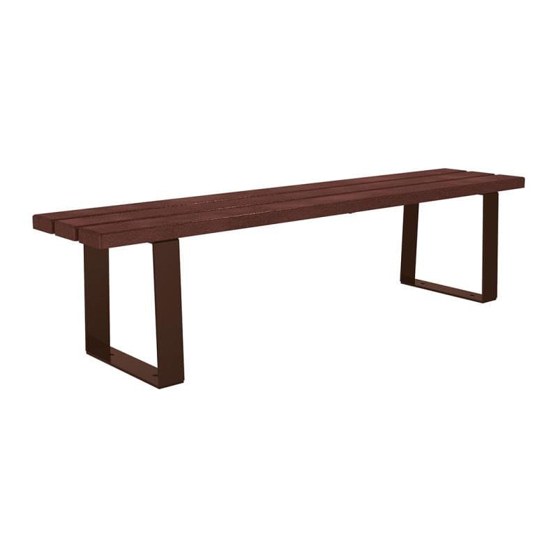 Cityscape Direct Riga Bench (Recycled Plastic) Brown (RAL 8017)