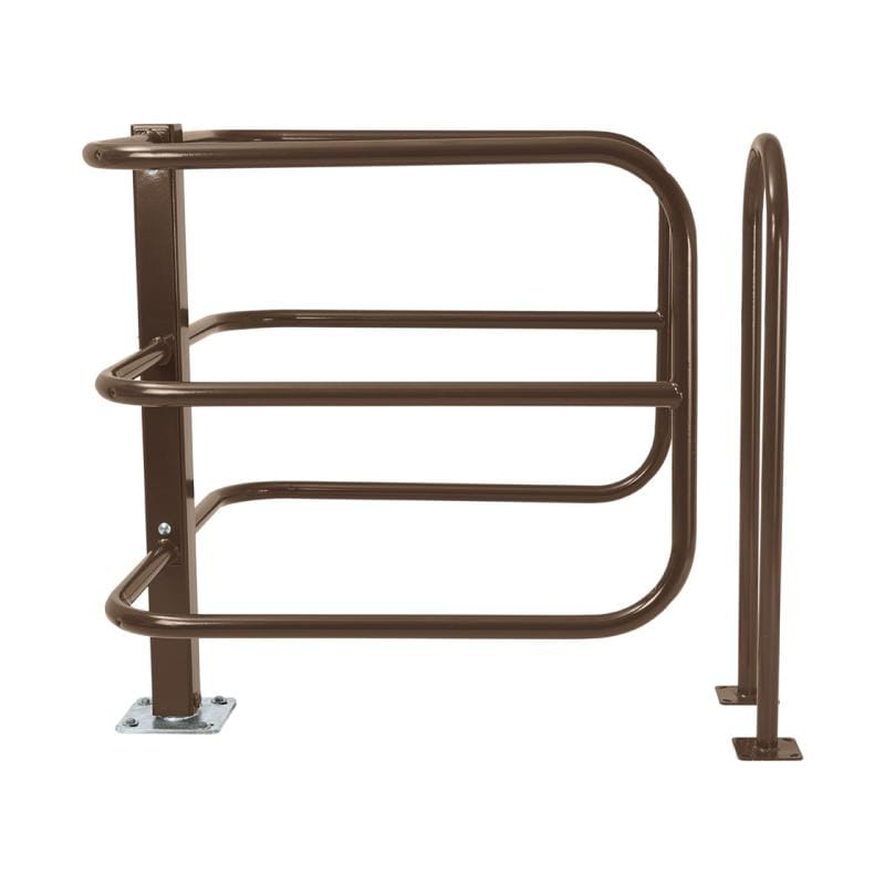 City Selective Swivel Barrier Brown (RAL 8017)