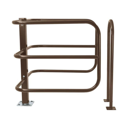 City Selective Swivel Barrier Brown (RAL 8017)