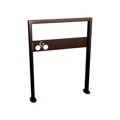 Cityscape Direct Milan Bicycle Stand Brown (RAL 8017) / Signed / Base Plates