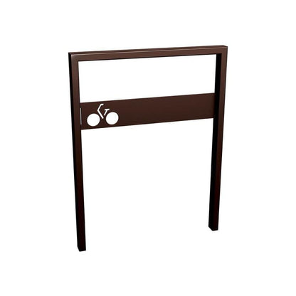 Cityscape Direct Milan Bicycle Stand Brown (RAL 8017) / Signed / Concreted