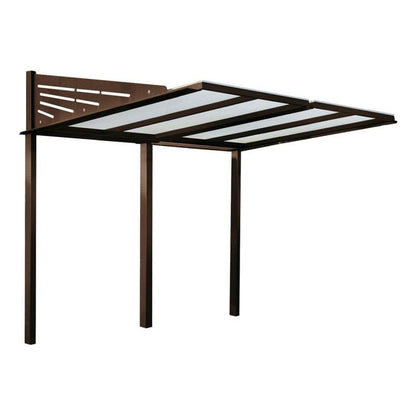 Cityscape Direct Conviviale Bicycle Shelter Brown (RAL 8017) / Single Unit (No Cladding)