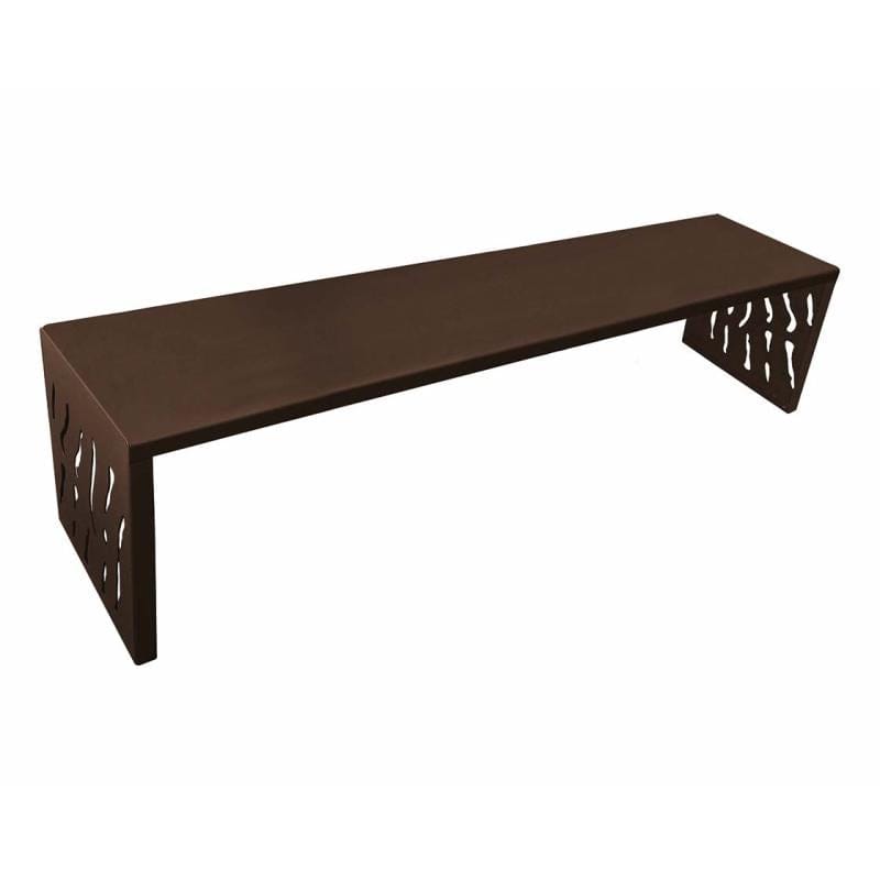 Cityscape Direct Venice Bench (Steel) Brown (RAL 8017)