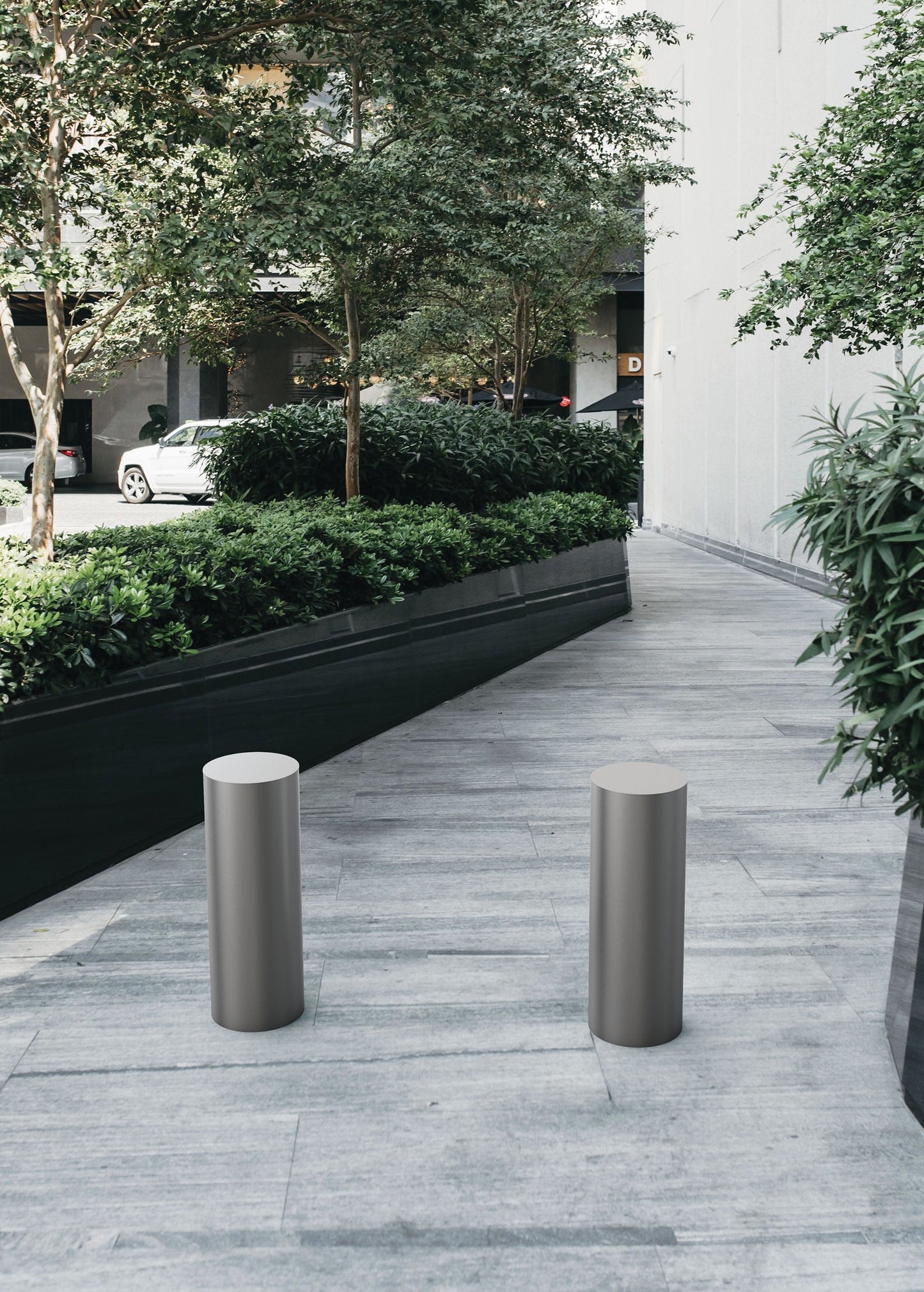 Cityscape Direct Brushed Stainless Steel Large Bollard